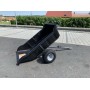 Причіп-самоскид одновісний для квадроцикла SHARK ATV TRAILER GARDEN 680 BLACK, 2 Колеса