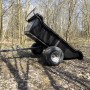Причіп-самоскид одновісний для квадроцикла SHARK ATV TRAILER GARDEN 680 BLACK, 2 Колеса