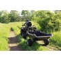 Причіп-самоскид одновісний для квадроцикла SHARK ATV TRAILER GARDEN 680 BLACK, 2 Колеса