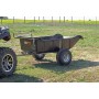 Причіп-самоскид одновісний для квадроцикла SHARK ATV TRAILER GARDEN 680 BLACK, 2 Колеса