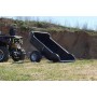 Причіп-самоскид одновісний для квадроцикла SHARK ATV TRAILER GARDEN 680 BLACK, 2 Колеса