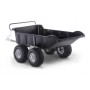 Причіп-Самоскид Двовісний для квадроцикла SHARK ATV TRAILER GARDEN 680 BLACK, 4 Колеса