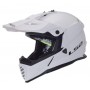 Мотошолом LS2 MX437 FAST SOLID WHITE