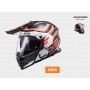 Мотошолом  LS2 MX436 PIONEER EVO ADVENTURER BLACK WHITE  2022