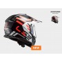 Мотошолом  LS2 MX436 PIONEER EVO ADVENTURER BLACK WHITE  2022