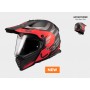 Мотошолом  LS2 MX436 PIONEER EVO ADVENTURER MATT BLACK RED 2022