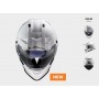 Мотошолом LS2 MX436 PIONEER EVO GLOSS WHITE  2021
