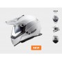 Мотошолом LS2 MX436 PIONEER EVO GLOSS WHITE  2021