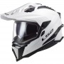 Мотошолом LS2 MX701 EXPLORER SOLID WHITE 2021