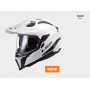 Мотошолом LS2 MX701 EXPLORER SOLID WHITE 2021