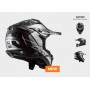 Мотошолом LS2 MX700 SUBVERTER EVO ARCHED BLACK SILVER TITANIUM