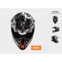 Мотошолом LS2 MX700 SUBVERTER EVO ARCHED BLACK SILVER TITANIUM