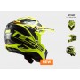 Мотошолом LS2 MX700 subverter evo stomp YELLOW BLACK