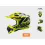 Мотошолом LS2 MX700 subverter evo stomp YELLOW BLACK