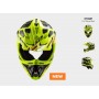 Мотошолом LS2 MX700 subverter evo stomp YELLOW BLACK
