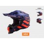 Мотошолом LS2MX700 SUBVERTER EVO CARGO Matt BLUE ORANGE 2021