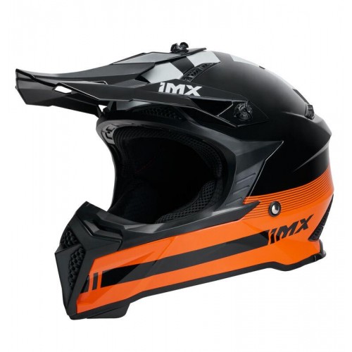 Мотошолом  IMX Racing FMX-02 - Чорно-Помаранчево-Білий img