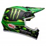 Мотошолом Bell Mx-9 Mips Mcgrath Showtime Replica Helmet Чорний та зелений