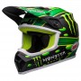 Мотошолом Bell Mx-9 Mips Mcgrath Showtime Replica Helmet Чорний та зелений