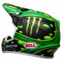 Мотошолом Bell Mx-9 Mips Mcgrath Showtime Replica Helmet Чорний та зелений