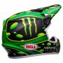 Мотошолом Bell Mx-9 Mips Mcgrath Showtime Replica Helmet Чорний та зелений