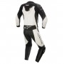 Шкіряний костюм ALPINESTARS GP FORCE V2 2PCS Білий-чорний  48