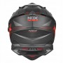 Мотошолом NOX N312 Extend Noir Mat Rouge / Matt Black Red + Пінлок
