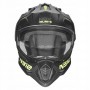 Мотошолом NOX N312 Extend Noir Mat - Jaune fluo / Matt black - neon yellow + Пінлок
