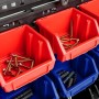 Панель органайзер для гаражу 160х80 см з гачками та 36 кювет