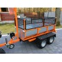 Причіп самоскид для квадроцикла - Оранжевий 750кг