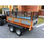 Причіп самоскид для квадроцикла - Оранжевий 750кг
