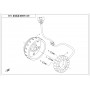 Статор генератора квадроцикла Cfmoto 450 520 550 - 0GR0-032000-1000